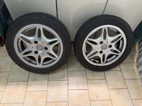Treno ruote invernali Smart Fortwo 450 – Bridgestone Blizzak + cerchi originali - Foto 8