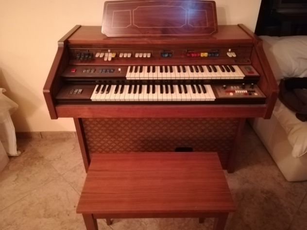 ORGANO ELETTRONICO IN NOCE FARFISA PARTNER