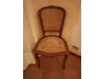 Vendo sedia poltrona in legno e paglia di vienna