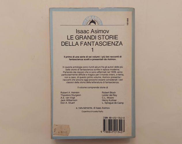 Le grandi storie della fantascienza volume 1 di Isaac Asimov 1°Ed.Bompiani, 1989 - Foto 4