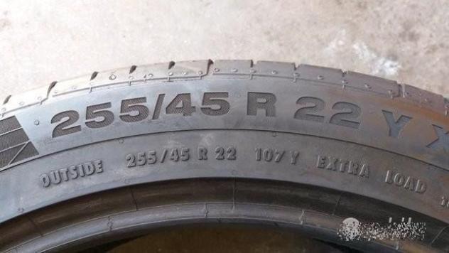 2 gomme 255 45 22 continental a130 - Foto 7