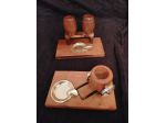 Portacenere in legno diverse forme- cannone- pipe- botte- carrello