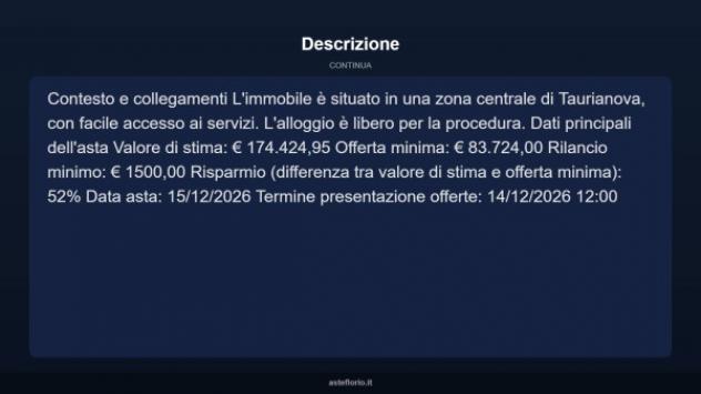 Immobile in asta di 263 m² con più di 5 locali in vendita a Taurianova - Foto 14