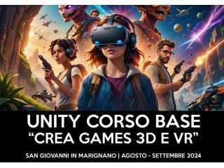 Unity Corso Base - Crea Game 3D e VR