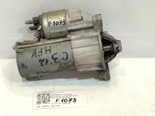 MOTORINO D' AVVIAMENTO CITROEN C3 Serie 964864468003 HFV benzina 1124 (0915)