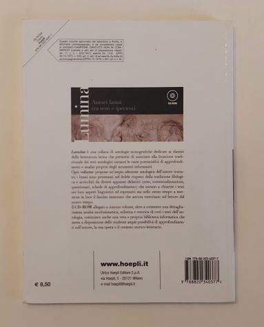 Orazio. La vita e la poesia di Lucio De Rosa Ed.Hoepli, 2009 - Foto 2
