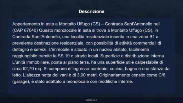 Immobile in asta di 62 m² in vendita a Montalto Uffugo - Foto 4