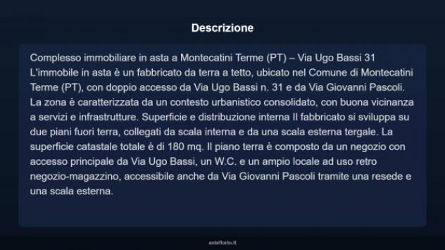 Immobile in asta di 180 m² in vendita a Montecatini-Terme - Foto 4