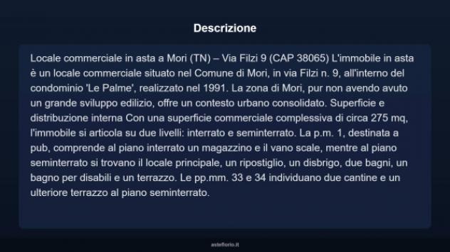 Immobile in asta di 275 m² in vendita a Mori - Foto 3