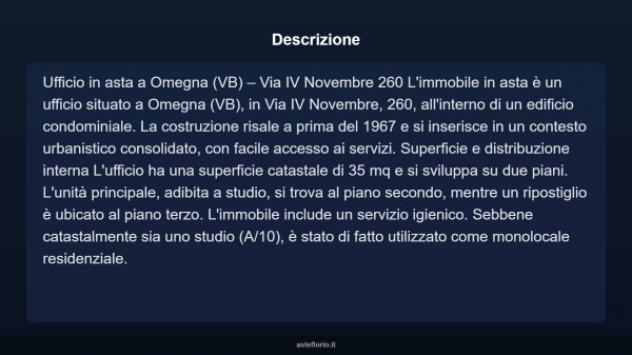 Immobile in asta di 35 m² in vendita a Omegna - Foto 4
