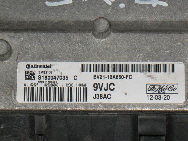 S180047035C ECU FORD EMS2102 9NJC S180047035C BV21-12A650-FC 9VJC - Foto 2