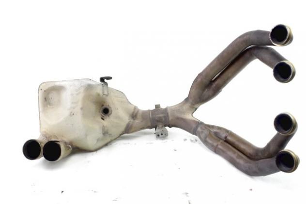 MV AGUSTA BRUTALE 990 R 8000B2650 COLLETTORE DI SCARICO 09 - 12 EXHAUST MANIFOLD CON AMMACCATURA LEGGERMENTE STORTO - Foto 2