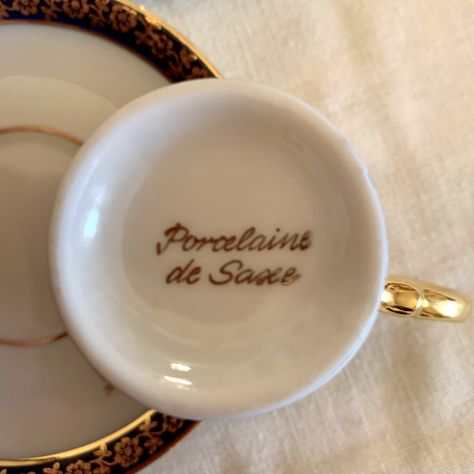 DELIZIOSE TAZZINE IN FINISSIMA PORCELLANA ROYAL SAXE - Foto 3