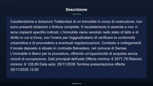 Immobile in asta di 20 m² in vendita a Senise - Foto 10
