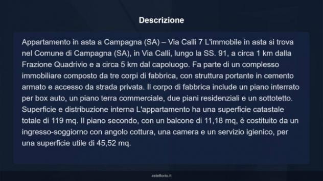 Immobile in asta di 119 m², box auto in vendita a Campagna - Foto 7