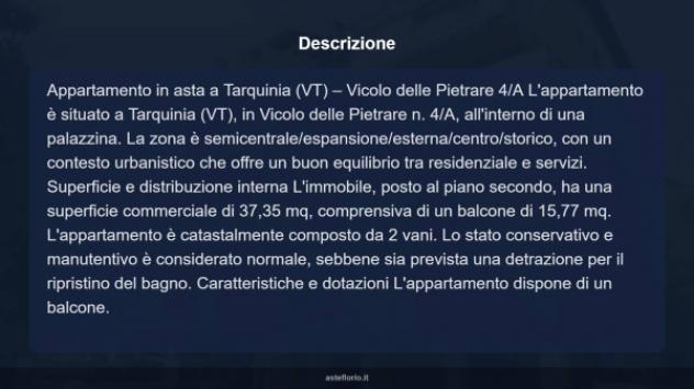 Immobile in asta di 37 m² in vendita a Tarquinia - Foto 11