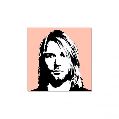 Quadro Pop Art dipinto a mano di Kurt Cobain - Foto 2