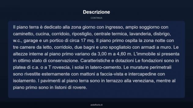 Immobile in asta di 373 m² con più di 5 locali e box auto in vendita a Dolo - Foto 16
