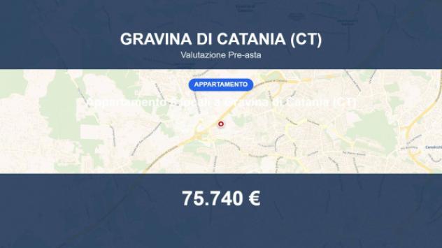 Immobile in asta di 142 m² in vendita a Gravina di Catania