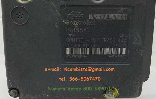 Volvo V70 centralina ABS ATE 8619541 10094904253 8619540 10020403324