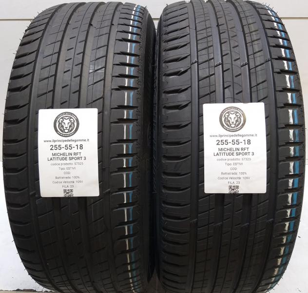 2 GOMME 255 55 18 MICHELIN RFT A57325