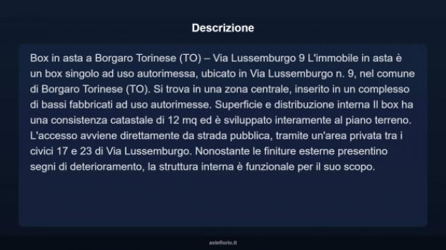Immobile in asta di 12 m² in vendita a Borgaro Torinese - Foto 10