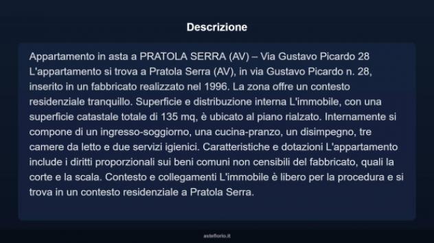 Immobile in asta di 135 m² con più di 5 locali in vendita a Pratola Serra - Foto 3