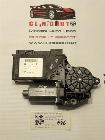 MOTORINO ALZAVETRO ANTERIORE SINISTRO VOLKSWAGEN Touareg 1° Serie 0130821764 3D1959793A (0206)
