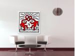 Quadro Keith Haring dipinto moderno Pop Art