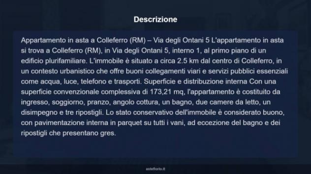 Immobile in asta di 140 m² con più di 5 locali in vendita a Colleferro - Foto 8