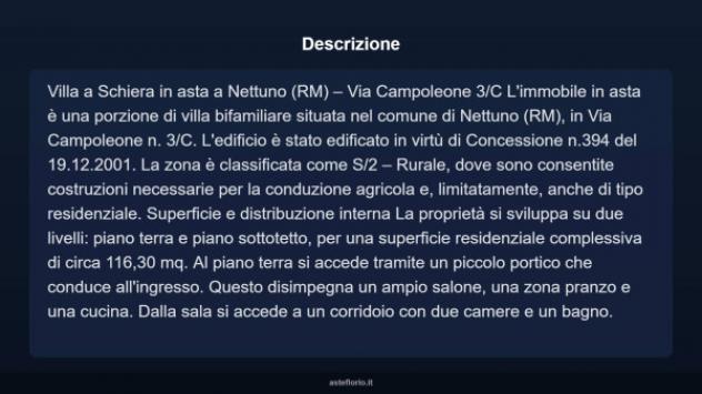 Immobile in asta di 116 m² con più di 5 locali in vendita a Nettuno - Foto 3