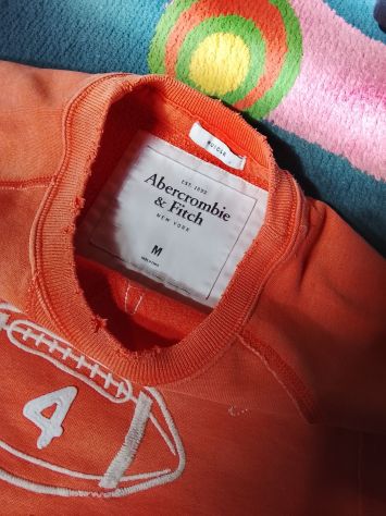 Abercrombie &amp; Fitch felpa arancio - Foto 3