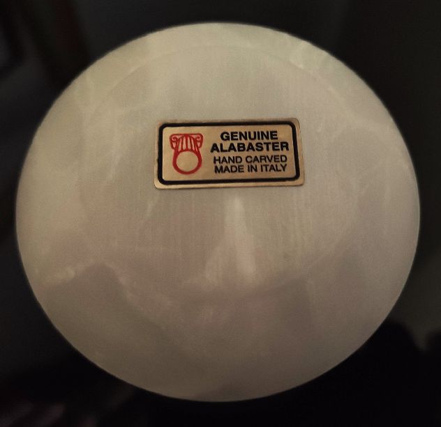 PORTACANDELE IN ALABASTRO. - Foto 5