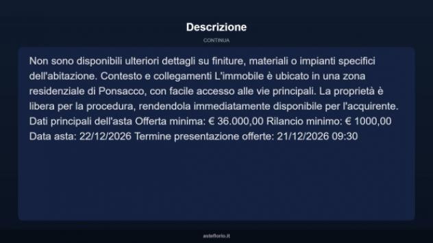 Immobile in asta di 86 m², box auto in vendita a Ponsacco - Foto 4