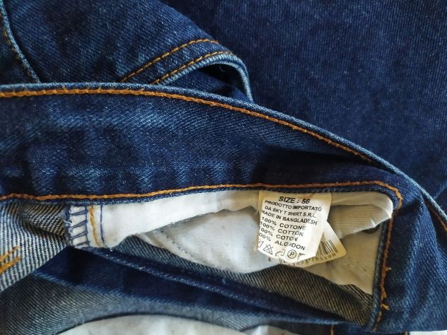 Vestiario pantaloni braghe calzoni cotone uomo jeans - Foto 6