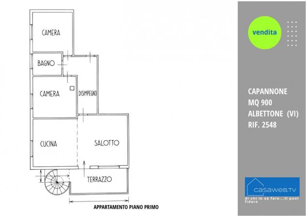 2548 - Capannone 900 mq ad Albettone (VI) Rif. 2548 - Foto 17