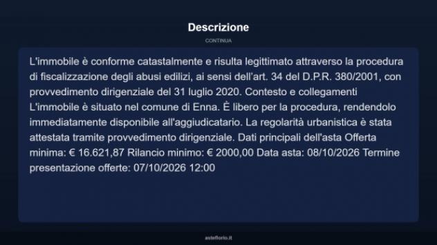Immobile in asta di 56 m² in vendita a Enna - Foto 4