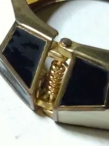 BRACCIALE FEMMINILE VINTAGE IN METALLO ANNI 70 - Foto 8