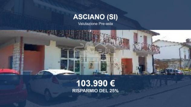 Immobile in asta di 119 m², box auto in vendita a Asciano