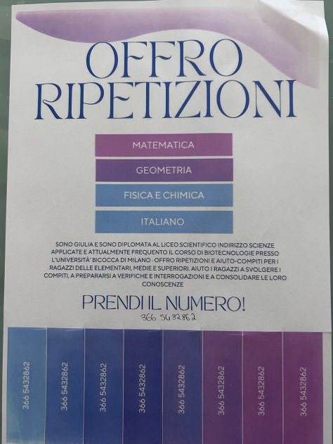 Ripetizioni scolastiche