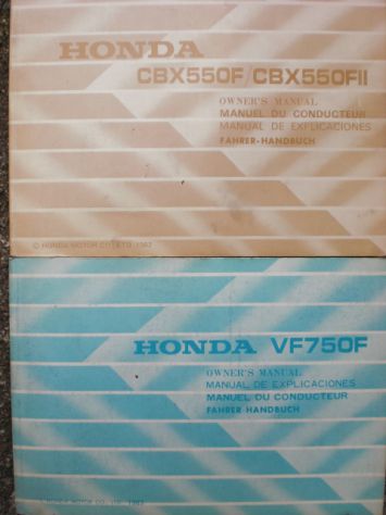 Honda XL XR XLV 250 350 500 750 650 CB 400 CBR900RR libretti uso manutenzione - Foto 9