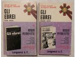 GLI EBREI (2 VOLUMI) DI ROGER PEYREFITTE ED.LONGANESI & C.MAGGIO 1972