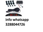 Kit 4 sensori di parcheggio con display led suono neri