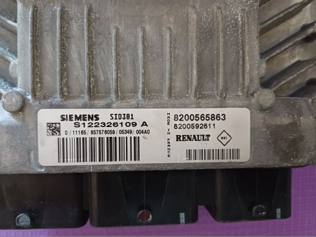 CENTRALINA MOTORE ECU SIEMENS SID 301 RENAULT SCENIC II (JM) 1.5 DCI 8V 106CV (2 - Foto 4