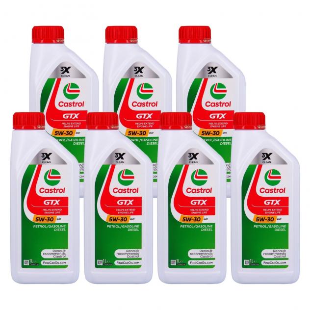Olio Motore 7LT Castrol GTX RN17 5W30 Protezione Avanzata per Motori Renault