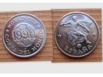 GETTONE COPPA DEL MONDO DI CALCIO 1990 SVOLTOSI IN ITALIA-SPAGNA ESPANA IN fdc -