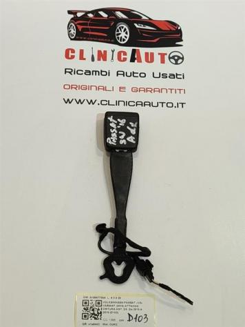 AGGANCIO CINTURA DI SICUREZZA ANT DX VOLKSWAGEN Passat Variant B8 (3G5, CB5) 3V0857755A CUKC (14)