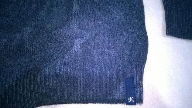 Maglione Invernale Blue Calvin Klein originale M - Foto 3