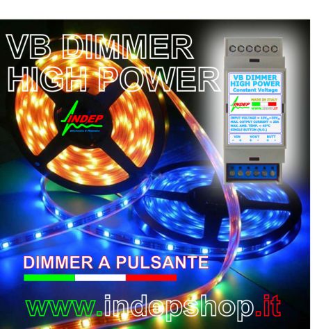 Dimmer a pulsante per strisce led - 20Amp 480W - Made in Italy