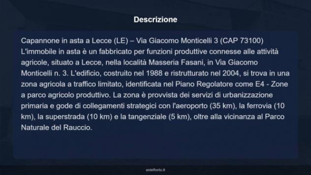 Immobile in asta di 636 m² in vendita a Lecce - Foto 10
